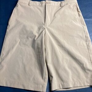 DSG Boys  Beige Flat Front golf Shorts 18 XL Like New dress